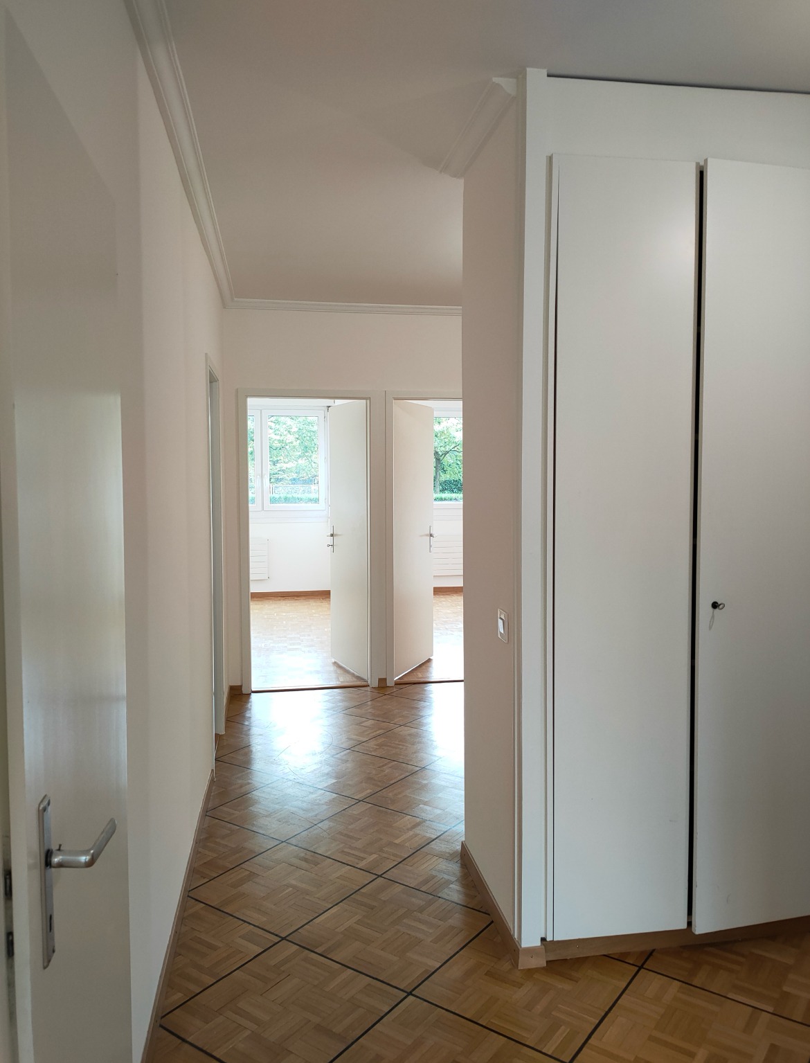 Dégagement vers les chambres